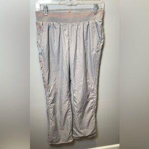 Adidas Women's Gray and Orange Clima365 Track‎ Pants Size Medium